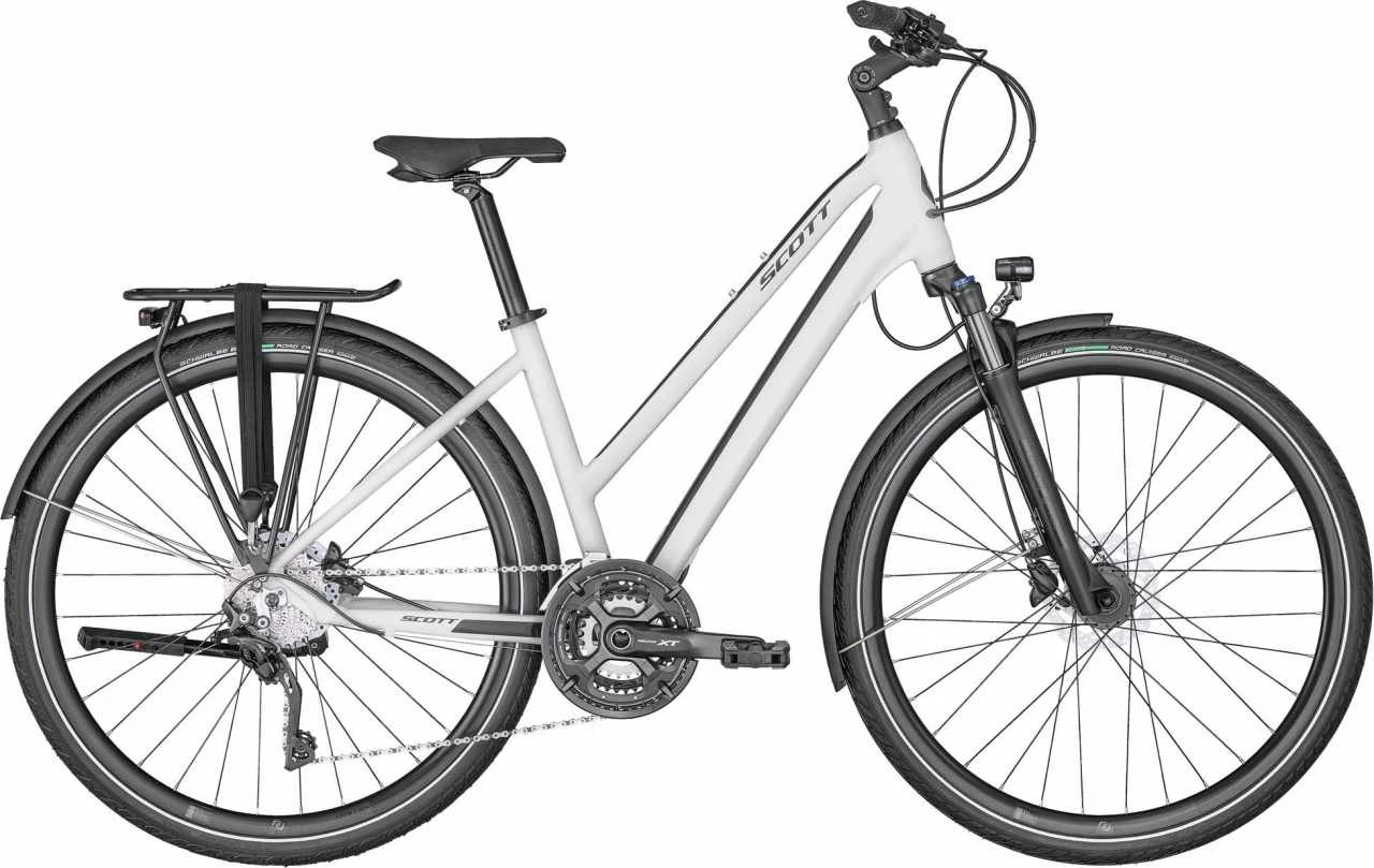 Scott Sub Sport 10 Lady Silver White / Prism Dark Green Vélo Trekking Femme 3 Scott Sub Sport 10 Lady Silver White / Prism Dark Green Vélo Trekking Femme