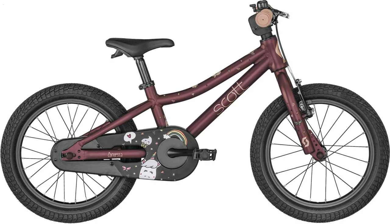 Scott Contessa 16 Wine Purple / Crystal Pink Vélo Enfant 16 Pouces 3 Scott Contessa 16 Wine Purple / Crystal Pink Vélo Enfant 16 Pouces