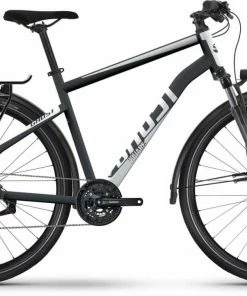 Ghost Square Trekking Essential Metallic Black / Urban Grey Vélo Trekking Homme