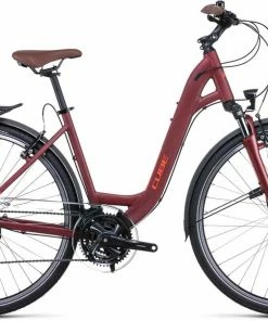 Cube Touring Darkred N Red Vélo Trekking Col De Cygne