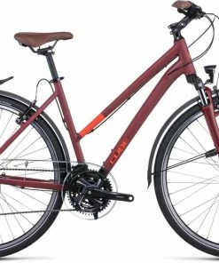 Cube Touring Darkred N Red Vélo Trekking Femme