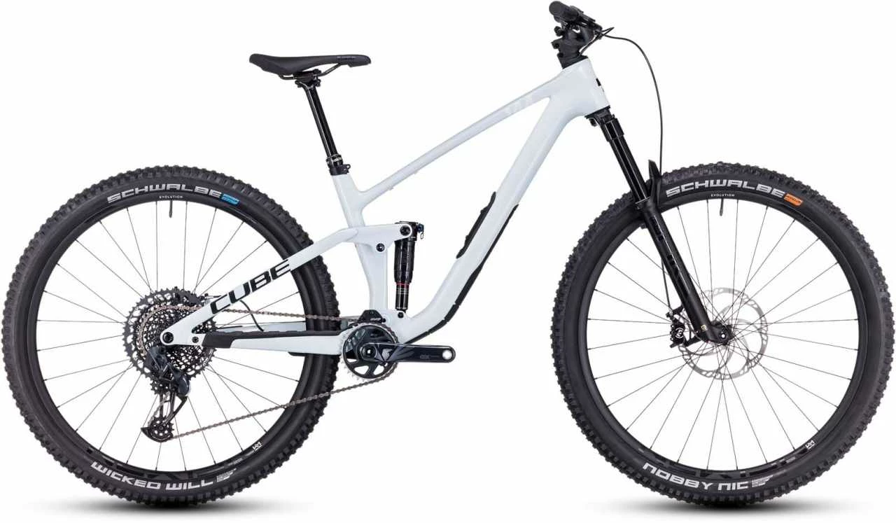 Cube Stereo ONE44 C:68X SLX Frostwhite N Black VTT Tout Suspendu 3 Cube Stereo ONE44 C:68X SLX Frostwhite N Black VTT Tout Suspendu