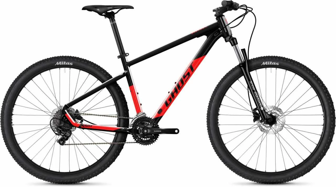 Ghost Kato 27.5 AL Black / Riot Red Glossy VTT Semi-rigide 3 Ghost Kato 27.5 AL Black / Riot Red Glossy VTT Semi-rigide