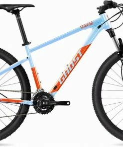 Ghost Kato Essential 27.5 AL Baby Blue Pearl / Dark Orange Glossy VTT Semi-rigide
