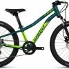 Ghost Kato 20 Full Party Dirty Blue / Metallic Lime Glossy Vélo Enfant 20 Pouces