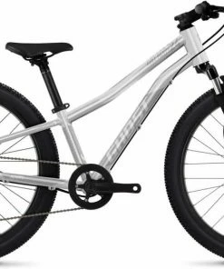 Ghost Kato 24 Full Party Silver Chrom / Dark Silver Chrom Glossy Vélo Enfant 24 Pouces