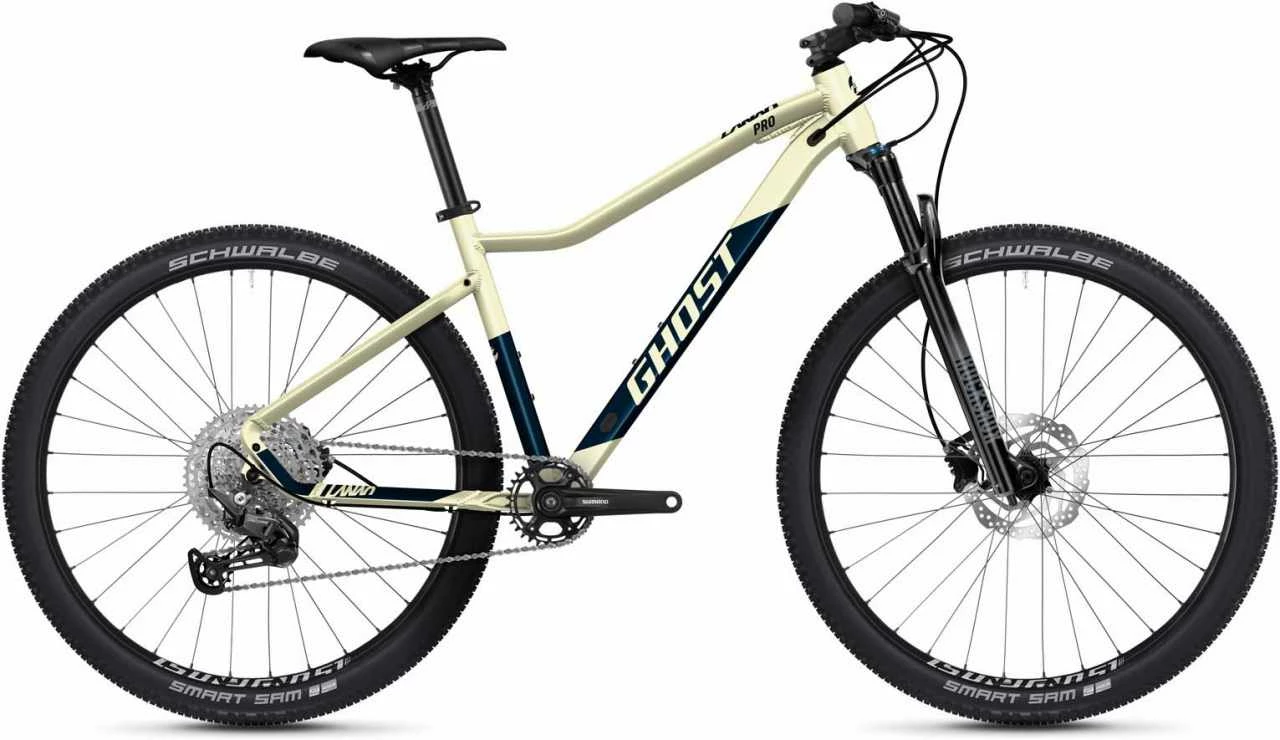 Ghost Lanao Pro 27.5 AL Beige Metallic / Dark Blue Pearl Matt VTT Semi-rigide Femme 3 Ghost Lanao Pro 27.5 AL Beige Metallic / Dark Blue Pearl Matt VTT Semi-rigide Femme