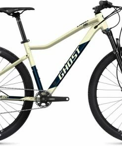 Ghost Lanao Pro 27.5 AL Beige Metallic / Dark Blue Pearl Matt VTT Semi-rigide Femme