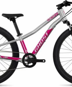 Ghost Lanao 24 Full Party Sid Chrom / Candy Magenta Glossy Vélo Enfant 24 Pouces