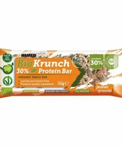 Barre Energétique Named Sport Biokrunch 30% Protéines Cacahuètes/Granola 35g