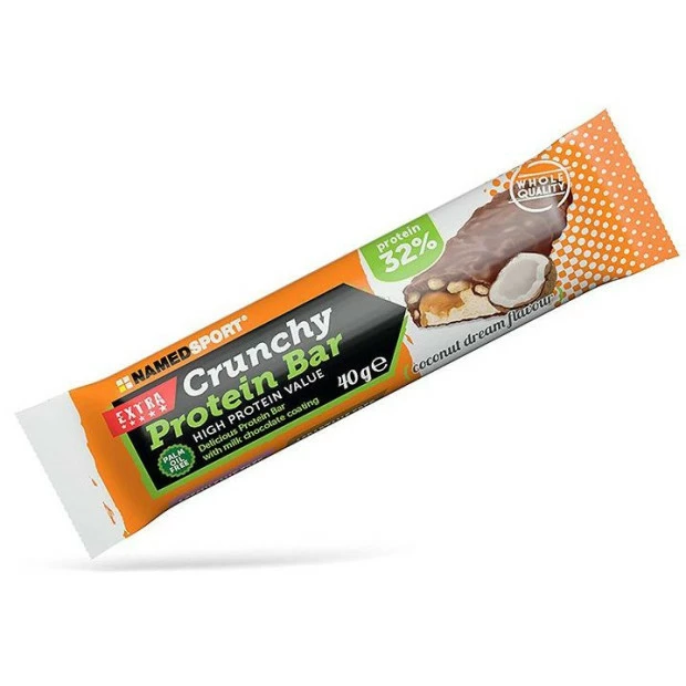 Named Sport Barre Energétique NamedSport Crunchy Proteinbar Noix De Coco 40g 3 Named Sport Barre Energétique NamedSport Crunchy Proteinbar Noix De Coco 40g