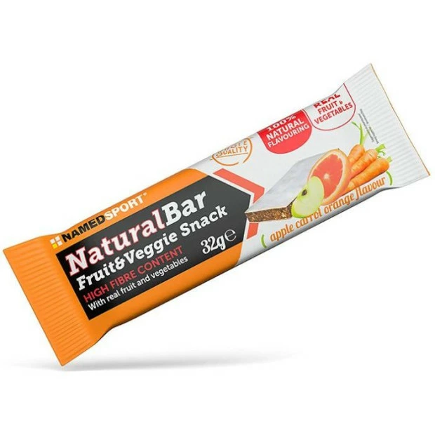 Named Sport Barre Energétique NamedSport Naturalbar Pomme/Carotte/Orange 32g 3 Named Sport Barre Energétique NamedSport Naturalbar Pomme/Carotte/Orange 32g