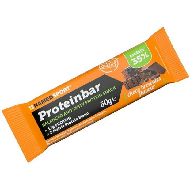 Named Sport Barre Energétique NamedSport Proteinbar Chocolat/Brownie 50g 3 Named Sport Barre Energétique NamedSport Proteinbar Chocolat/Brownie 50g