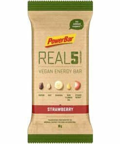 Barre Energétique PowerBar Real5 Vegan Fraise 65g