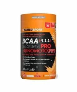 Named Sport Boisson Energétique NamedSport BCAA ExtremPro Ajinomoto Citron/Pêche 345g