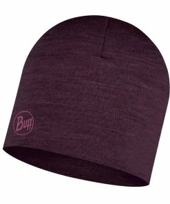 Bonnet Buff Midweight Laine Mérinos - Solid Violet