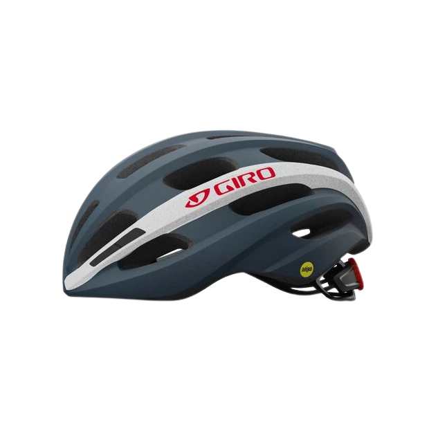Casque Route Giro Isode MIPS Gris/Blanc/Rouge 4 Casque Route Giro Isode MIPS Gris/Blanc/Rouge - Image 2