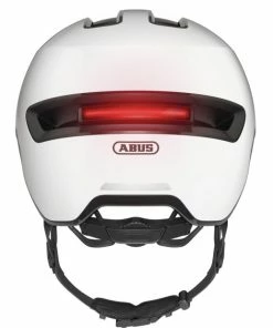 Casque Ville Abus Hud-Y Blanc Brillant -Vélos Soldes 2023 casque ville abus hud y blanc brillant 2