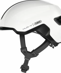 Casque Ville Abus Hud-Y Blanc Brillant