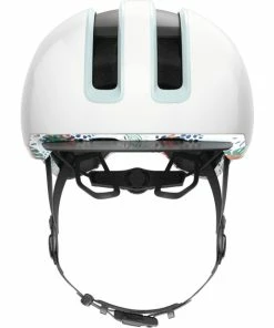 Casque Ville Abus Hud-Y Blanc Fleuri -Vélos Soldes 2023 casque ville abus hud y blanc fleuri 3