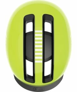 Casque Ville Abus Hud-Y Jaune Signal -Vélos Soldes 2023 casque ville abus hud y jaune signal 2