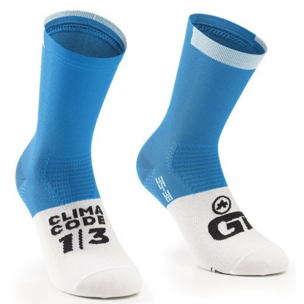 Chaussettes Eté Assos GT C2 16cm Bleu 3 Chaussettes Eté Assos GT C2 16cm Bleu