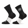 Chaussettes Eté Assos Summer Noir/Blanc -Vélos Soldes 2023 chaussettes ete assos summer noir blanc