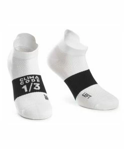 Chaussettes Eté Basses Assos Hot Summer Blanc/Noir
