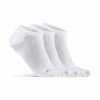 Chaussettes Eté Basses Craft Core Dry Footies Blanc 3 Paires -Vélos Soldes 2023 chaussettes ete basses craft core dry blanc 3 paires 1