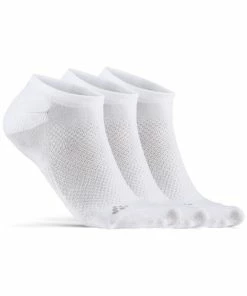 Chaussettes Eté Basses Craft Core Dry Footies Blanc 3 Paires