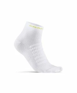 Chaussettes Eté Mi-Hautes Craft Advanced Dry Blanc