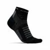Chaussettes Eté Mi-Hautes Craft Pro Dry Noir -Vélos Soldes 2023 chaussettes ete mi hautes craft pro dry noir
