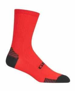 Chaussettes Giro HRC+ Grip Rouge