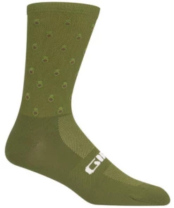 Chaussettes Hautes Giro Comp Racer Gris/Vert