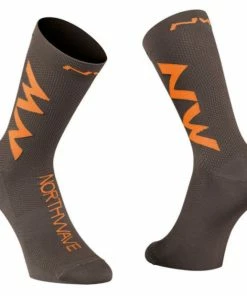 Chaussettes Hautes Northwave Extreme Air Anthracite/Orange