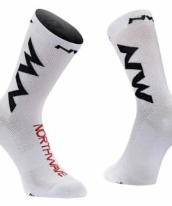 Chaussettes Hautes Northwave Extreme Air Blanc/Noir/Rouge
