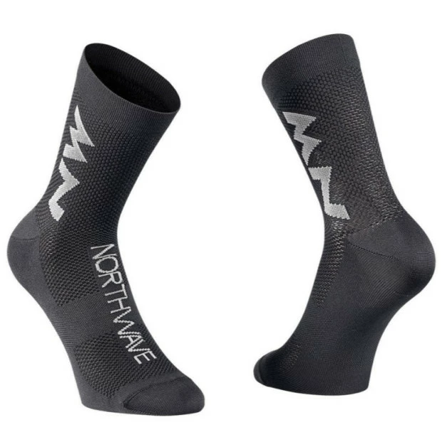 Chaussettes Northwave Extreme Air Mid Noir/Gris 3 Chaussettes Northwave Extreme Air Mid Noir/Gris