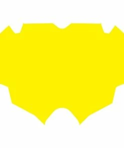 Fond De Plaque PRIDE RACING Air Couleur Jaune Taille Cadre Mini