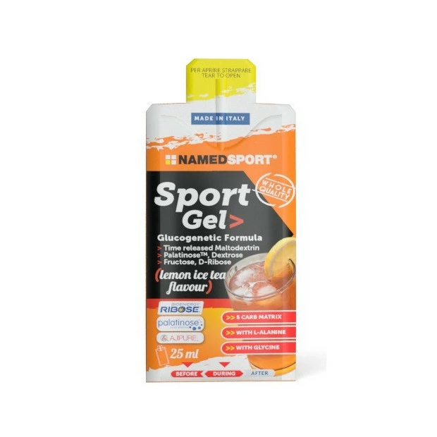 Named Sport Gel Energétique NamedSport Sport Gel- Ice Tea-Citron - 25 Ml 3 Named Sport Gel Energétique NamedSport Sport Gel- Ice Tea-Citron - 25 Ml