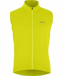 Gilet Coupe-Vent Sans Manche Mavic Sirocco Jaune