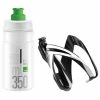 Kit Bidon + Porte-Bidon Elite CEO 350ml Noir/Blanc-Vert -Vélos Soldes 2023 kit bidon porte bidon elite ceo 350ml noir blanc vert