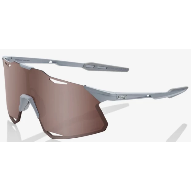 Lunettes 100% Hypercraft Gris Mat / Verres Miroir HiPER Rouge Argent 3 Lunettes 100% Hypercraft Gris Mat / Verres Miroir HiPER Rouge Argent