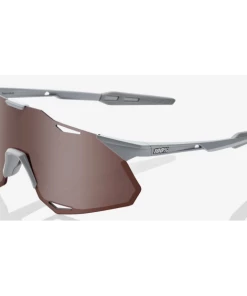 Lunettes 100% Hypercraft XS Gris Mat / Verres HiPER Rouge