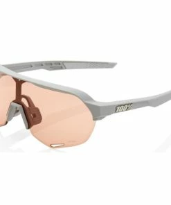 Lunettes 100% S2 Gris Soft Tact / Verre Corail