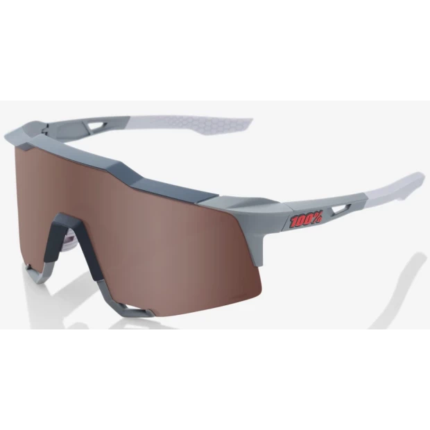 Lunettes 100% Speedcraft Gris Soft Tact / Verres Miroir HiPER Rouge Argent 3 Lunettes 100% Speedcraft Gris Soft Tact / Verres Miroir HiPER Rouge Argent