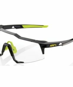 Lunettes 100% Speedcraft Noir Brillant / Verre Photochromique SL