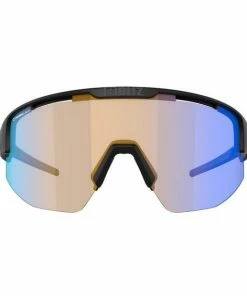 Lunettes Bliz Matrix Small-Nano Noir Mat Verres Nano Optics Nordic Light Corail Orange/Bleu