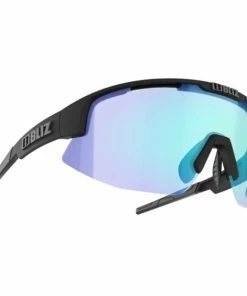 Lunettes Bliz Matrix Small Noir Mat Nordic Light Orange/Bleu