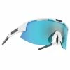 Lunettes Bliz Matrix Small SF Blanc Bleu Fumé -Vélos Soldes 2023 lunettes bliz matrix small sf blanc bleu fume
