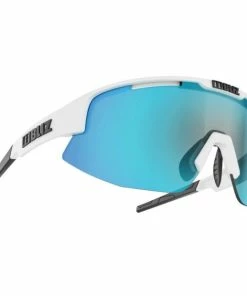Lunettes Bliz Matrix Small SF Blanc Bleu Fumé